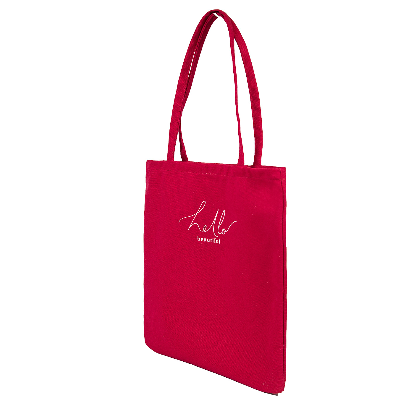 Шоппер 2 простой  красный